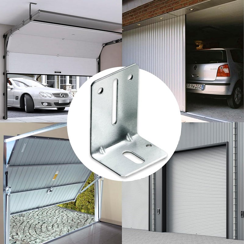 Granatan Garage Door Track Jamb Bracket J6, 4 Pack Garage Door Track Bracket, Heavy Duty Garage Door Parts for Garage Door Reinforcement - Image 5